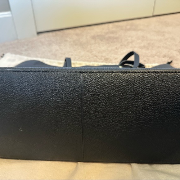Cole Haan Black Leather Tote Bag - Picture 4 of 5